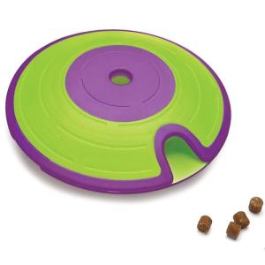 Outward Hound by Nina Ottosson Dog Treat Maze Dog Puzzle Enrichment Toy, Level 2 Intermediate, Green