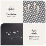 Dog Car Carrier Light Weight 24×17.7×20.5in, Dog Carrier Easy to Assemble, Dog Car Crate Portable and Breathable, Foldable Pet Carrier for Indoor and Outdoor, Dog Travel Crate with Curtain Gray