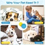 HIPPIH Dog Puzzle Toys 2 Pack, Dog Enrichment Toys for Large Dogs & Small Dogs, Puppy Balls for Treat Dispensing, Durable Balls for Teeth Cleaning/IQ Training/Chewing