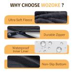 Orthopedic Washable Large Dog Bed: Waterproof Pet Bed with Bolsters - Removable Washable Cover for L XL XXL Large Sized Dog Bed - Non-Slip Bottom - Dark Gray