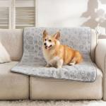 Okxiri 41"x30" Dog Blankets for Small, Medium Dogs, 280GSM Puppy Blanket Washable, Dogs Essentials for Puppies, Cat (41" x 30",1)