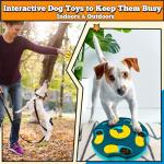 PETCARE 9 PCS Interactive Enrichment Dog Puzzle Toy Set, Mentally Stimulating Cognitive Dogs Toys for Small Medium Smart Dogs Cat, Includes Treat Dispensing Dog Toys, Lick Mat, Puppy Teething Chew Toy