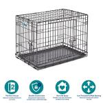 MidWest 30-Inch Two-Door Dog Crate with Divider