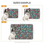 Fluffy Fleece Pet Blanket with Paw Prints