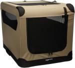 Portable Soft Dog Travel Crate - Medium Tan