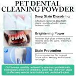 ARMOYA Dog Dental Powder - Teeth Cleaning Powder for Dogs - Dog Dental Care - Plaque & Bad Breath Off P-owder D-og - D-ental Care Supplies for Small - Medium - Large Do-gs