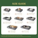 Large Orthopedic Dog Bed with Washable Cover