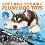 LEGEND SANDY Dog Toys for Aggressive Chewers, Large Dog Toys to Keep Them Busy, Interactive Squeaky Pet Toys,Crinkle Tug of War Dog Chew Toy