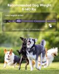 SLOPEHILL Dog Shock Collar,4200FT Dog Training Collar with Remote,IPX8 Waterproof E-Collar with Beep,Vibration,Shock,Flashing Light,No Shock Model,Electric Shock Collar for Dogs,Purple 2PCS