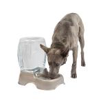 Petmate Pet Cafe Cat and Dog Water Dispenser - Water Bowl for Cats and Dogs, USA Made, 3 GAL, Pearl Tan