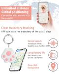 Pet GPS Tracker for Dog and Cat: Dogs and Cats Small Tracking Tag for Android and iOS with No Subscription No Fee - Smart Pets Trackers Waterproof Dustproof Extra Long Usage Life of 180 Days