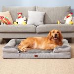 Large Waterproof Memory Foam Orthopedic Dog Bed