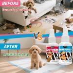 Mesboizy Dog Pee Spray Set, Includes Here Potty & Not Here Training Spray, Puppy Pee Spray, Helps Dogs Develop Proper Potty Habitss (1.69 fl oz Each)