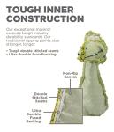 Outward Hound Scruffles Bunny Plush Squeaky Dog Toy, Small