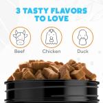 OKKÖBI ZENO Glucosamine HCL & Hip and Joint Chews for Dogs - 150 pcs - Advanced Hip and Joint Support for Senior Dogs - with MSM & Green Lipped Mussel - Chicken