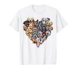 Types Of Dogs Breeds Chart Educational Canine Enthusiast T-Shirt