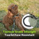 PawsPassion Dog Collars for Large Dogs, Heavy Duty Tactical Dog Collar with Metal Buckle, Durable Pet Collar Quick Release, Reinforced Nylon No Pull Dog Collar (Evergreen, L)