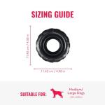 KONG Extreme Tires - KONG's Most Durable Natural Rubber Chew & Fetch Toy - Treat Dispenser Dog Tire Toy - Pet Supplies for Outdoor & Indoor Play - For Medium/Large Dogs