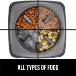 GORILLA GRIP Patented BPA Free Slow Feeder Dog Bowls, Interactive Puzzle Toy for Dogs and Cats Food Training Enrichment, Keeps Pets Busy and Prevents Puppy Overeating, All Breeds, 2 Cup, Gray