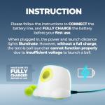 ALL FOR PAWS Automatic Dog Ball Launcher Maxi, Interactive Ball Thrower Dog Toys Includes 6pcs Tennis Balls for Large Dogs