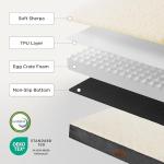 Bedsure XL Dog Beds Large Sized Dog -Comfy Flat Extra Large Pet Beds with Removable Washable Cover, Orthopedic Egg Crate Foam Mat, Suitable for Pet Up to 100 lbs