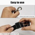 Adjustable Service Dog Handle with Patch,Vest Harness Guide Leash & Accessories Kit,Dog Harness with Handle for All Dog Breeds (11-18 Inch)