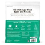 Amazon Brand - Wonder Bound Chicken Flavor Dental Sticks for Large Dogs (Over 30 lbs), 6-Ridge Shape for Plaque & Tartar Control, Freshens Breath, Made With Real Chicken, 40 Count (Pack of 1)