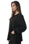 Just Love Womens Solid Jacket 4501-BLK-1X Black