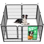 FXW Rollick Unleashed Dog Playpen for Indoor, Yard, RV Camping, 32 inch 8 Panels for Small and Medium Dogs│Patented