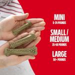 Milk-Bone Fresh Breath Brushing Chews, 18 Large Daily Dental Dog Treats Scrubbing Action Helps Clean Teeth