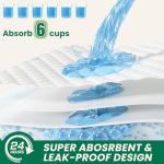 100 Count Large Dog & Cat Puppy Pee Pads - 28"x30" Absorbent Potty Training Pads | Leakproof Quick-Dry Disposable Pet Pads for Puppies, Dogs & Cats | Indoor, Outdoor, Litter Box, Housebreaking Use