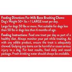 Milk-Bone Fresh Breath Brushing Chews, 18 Large Daily Dental Dog Treats Scrubbing Action Helps Clean Teeth