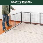 FXW Rollick Unleashed Dog Playpen for Indoor, Yard, RV Camping, 32 inch 8 Panels for Small and Medium Dogs│Patented