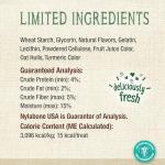 Nylabone Nutri Dent Dog Dental Chews - Natural Dog Teeth Cleaning & Breath Freshener - Dental Treats for Dogs - Fresh Breath Flavor, Mini (32 Count)