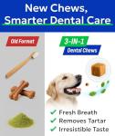 Dental Chews for Dogs - Natural Kelp Dental Care for Dogs - 90 Chews