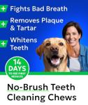 Dental Chews for Dogs - Natural Kelp Dental Care for Dogs - 90 Chews