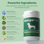 RunyePet Dog Dental Powder, Plaque Off Pet Tooth Cleaning lab co - Bad Breath & Tartar Remover for Dogs, Dog Teeth Cleaning Powder and Cats Breath Freshener (2)