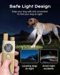 Jugbow Shock Collar for Dogs - 4200FT Remote Training Collar for 15-120lbs Small Medium Large Dog, LED Light & Waterproof Electric Collars with 3 Training Mode for All Breeds (Beige)