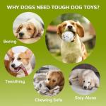 RoseYouth Dog Balls, Dog Toy Balls 8 Pack 2.28'' - Indestructible Dogs Ball for Aggressive Chewers, Small Tennis Ball for Dogs(Small/Medium), Fit Same Listing Automatic Launcher Only​ ETPU Material