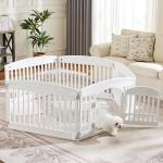 Expandable 6-Panel Dog Playpen for Indoor/Outdoor