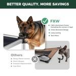 Chew-Proof Elevated Dog Bed for Large Dogs