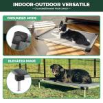 TitanNest Chew-Proof Elevated Dog Bed for Medium Dogs