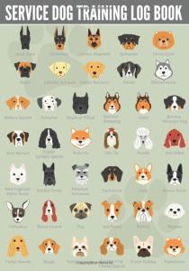 Service Dog Training Log Book for Progress Tracking