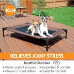 K&H Outdoor Elevated Dog Cot for Large Dogs