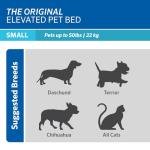 Coolaroo Elevated Dog Bed with Cooling Fabric