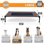K&H Outdoor Elevated Dog Cot for Large Dogs