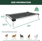 Chew-Proof Elevated Dog Bed for Large Dogs