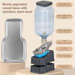 2.2 Gallon Automatic Dog Water Dispenser with Bowl