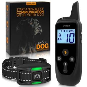 INVIROX Dog Training Collar - 123 Levels, Long Range