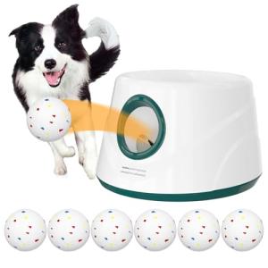 PUPIHOM Automatic Ball Launcher for Active Dogs